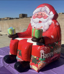 Inflatable Santa Chair