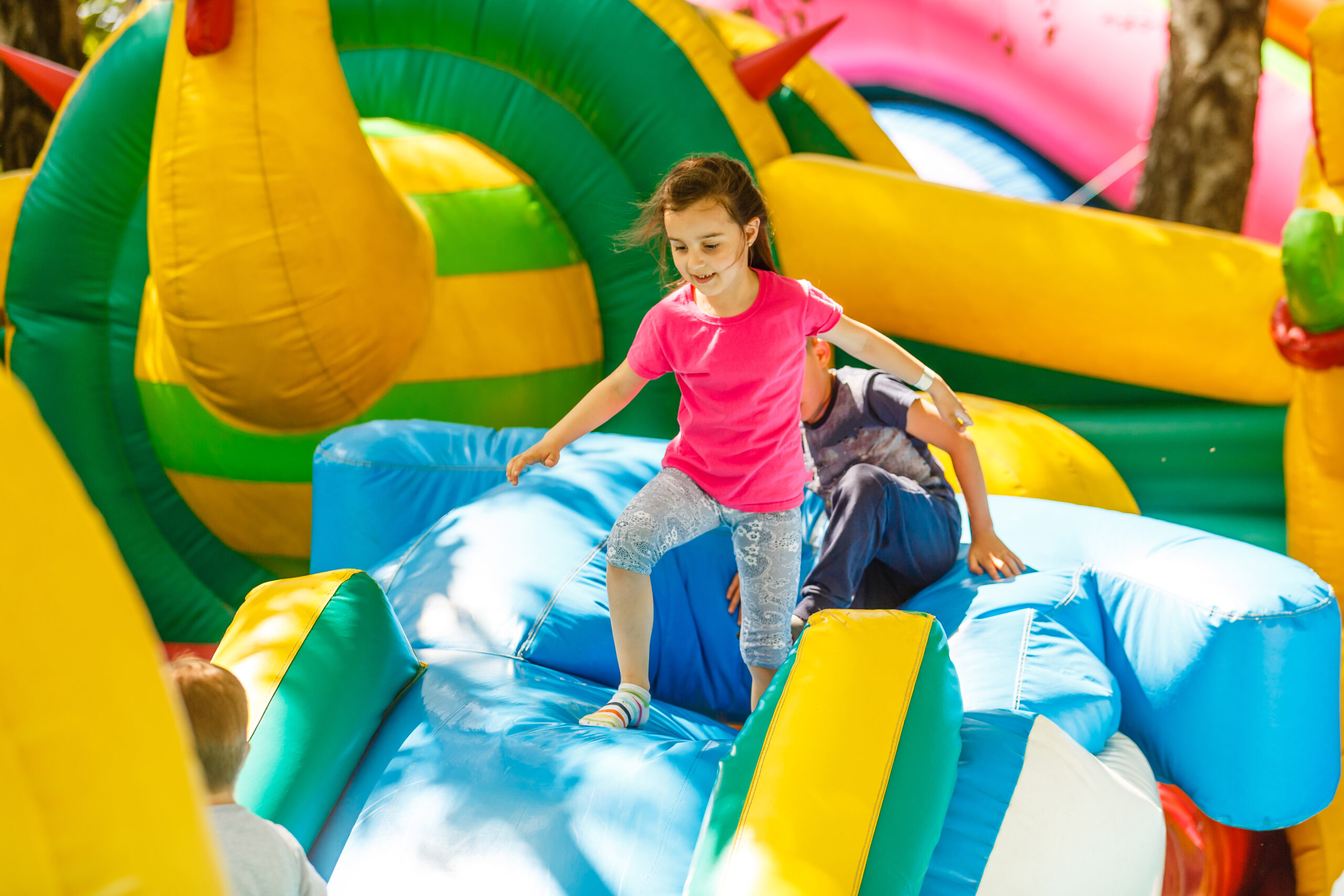 Renting an Obstacle Course for kids