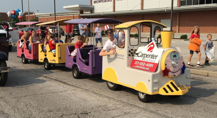 Electric Powered Trackless Train Electric Powered Trackless Train